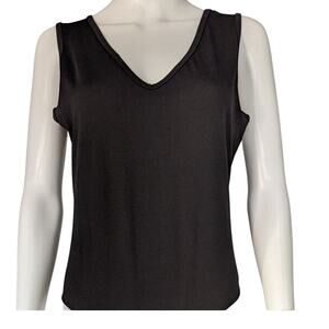 Marste Black Tank Bodysuit Top Size 12-14